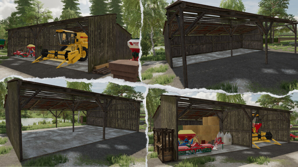 landwirtschafts farming simulator ls fs 22 2022 ls22 fs22 ls2022 fs2022 mods free download farm sim Modularer Carport Aus Holz 1.0.0.0