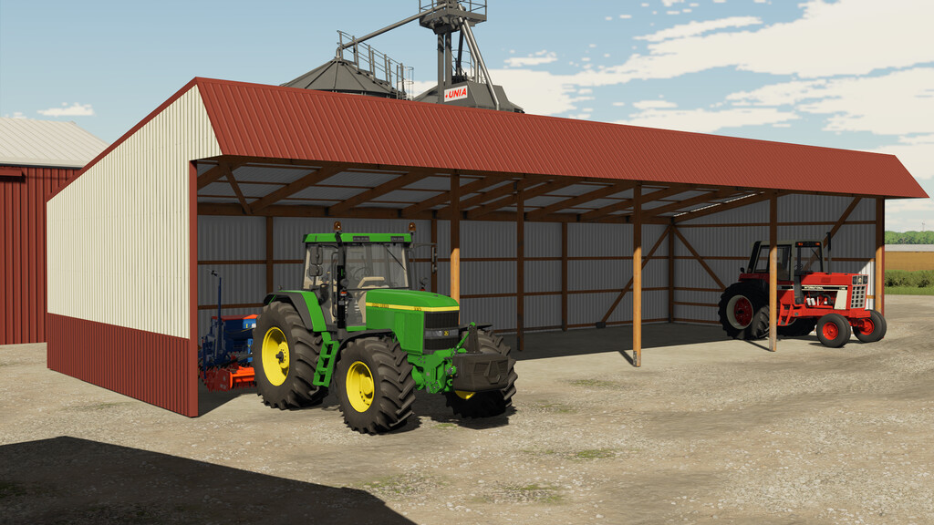 landwirtschafts farming simulator ls fs 22 2022 ls22 fs22 ls2022 fs2022 mods free download farm sim Offener Metallschuppen 1.0.0.0