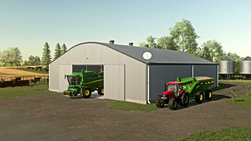 landwirtschafts farming simulator ls fs 22 2022 ls22 fs22 ls2022 fs2022 mods free download farm sim Schuppen Mit Werkstatt Und Büro 1.0.0.0