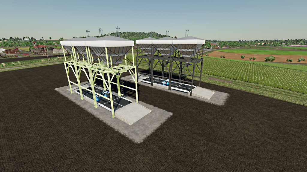 LS22,Maps & Gebäude,Gebäude,Silos,Platzierbarer Stahlsilo