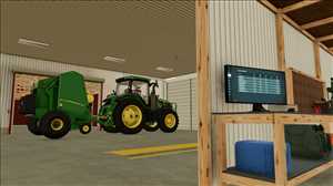 landwirtschafts farming simulator ls fs 22 2022 ls22 fs22 ls2022 fs2022 mods free download farm sim 58x50 Shop Mit Angeschlossenem 70x38 Kühlhaus 1.0.0.0