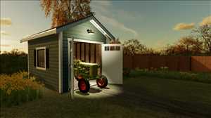 landwirtschafts farming simulator ls fs 22 2022 ls22 fs22 ls2022 fs2022 mods free download farm sim Amerikanischer Gartenschuppen 1.0.0.0