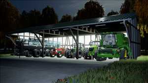 landwirtschafts farming simulator ls fs 22 2022 ls22 fs22 ls2022 fs2022 mods free download farm sim Fachwerkunterstand 1.0.0.0