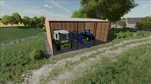 landwirtschafts farming simulator ls fs 22 2022 ls22 fs22 ls2022 fs2022 mods free download farm sim Fahrzeugschuppen Im Britischen Stil 1.0.0.0