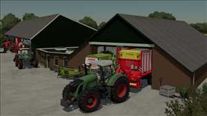 landwirtschafts farming simulator ls fs 22 2022 ls22 fs22 ls2022 fs2022 mods free download farm sim Holländischer Lohnunternehmen Schuppen 1.2.0.0
