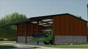 landwirtschafts farming simulator ls fs 22 2022 ls22 fs22 ls2022 fs2022 mods free download farm sim Holz Unterstand Pack 1.0.0.0