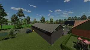 landwirtschafts farming simulator ls fs 22 2022 ls22 fs22 ls2022 fs2022 mods free download farm sim Moderne Holzscheune 1.0.0.0