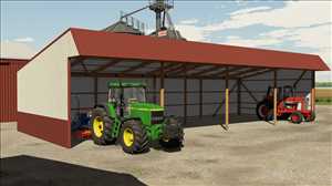 landwirtschafts farming simulator ls fs 22 2022 ls22 fs22 ls2022 fs2022 mods free download farm sim Offener Metallschuppen 1.0.0.0