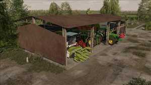 landwirtschafts farming simulator ls fs 22 2022 ls22 fs22 ls2022 fs2022 mods free download farm sim Rostiger Schuppen 25x13m 1.0.0.0
