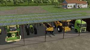 landwirtschafts farming simulator ls fs 22 2022 ls22 fs22 ls2022 fs2022 mods free download farm sim Unterstand Mit Solarpanels 1.0.0.0