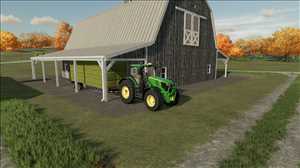 landwirtschafts farming simulator ls fs 22 2022 ls22 fs22 ls2022 fs2022 mods free download farm sim Amerikanische Scheune Mit Ballenlager 1.0.0.0