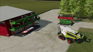 landwirtschafts farming simulator ls fs 22 2022 ls22 fs22 ls2022 fs2022 mods free download farm sim Lizard Hydra-Glide XL Header-Aufbewahrungssystem 1.0.0.1