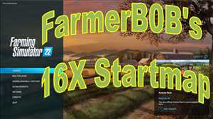 landwirtschafts farming simulator ls fs 22 2022 ls22 fs22 ls2022 fs2022 mods free download farm sim 16X Spielbare leere Startkarte 1.0.0.0