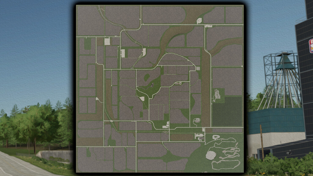LS22,Maps & Gebäude,Maps,4fach Maps,Back Roads County 4x
