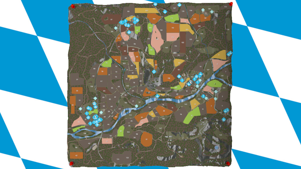 LS22,Maps & Gebäude,Maps,4fach Maps,Fichthal V2