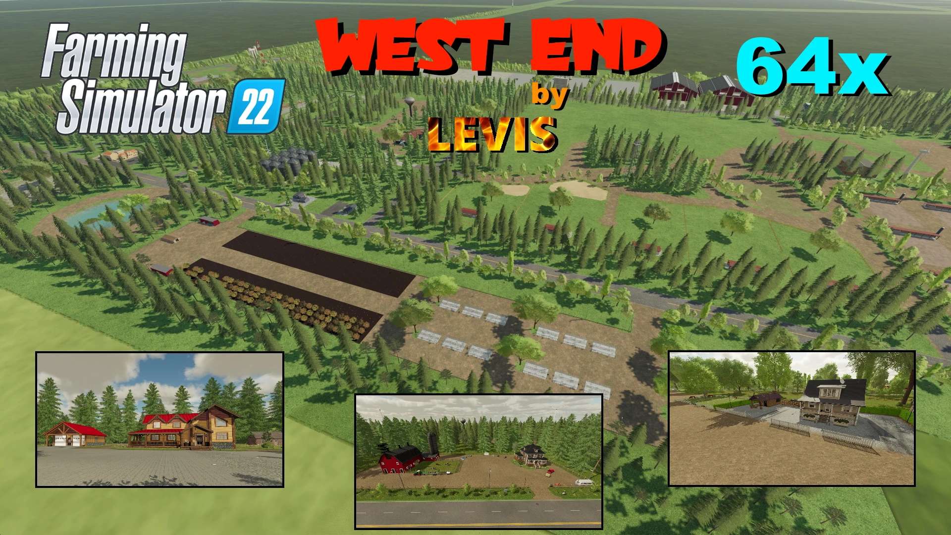 Mod West End 64x Karte