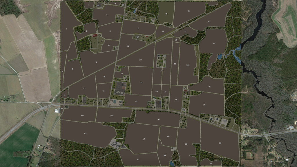 LS22,Maps & Gebäude,Maps,Standard Maps,Östliches North Carolina USA
