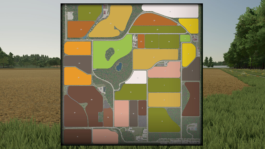 LS22,Maps & Gebäude,Maps,Standard Maps,Back Roads County