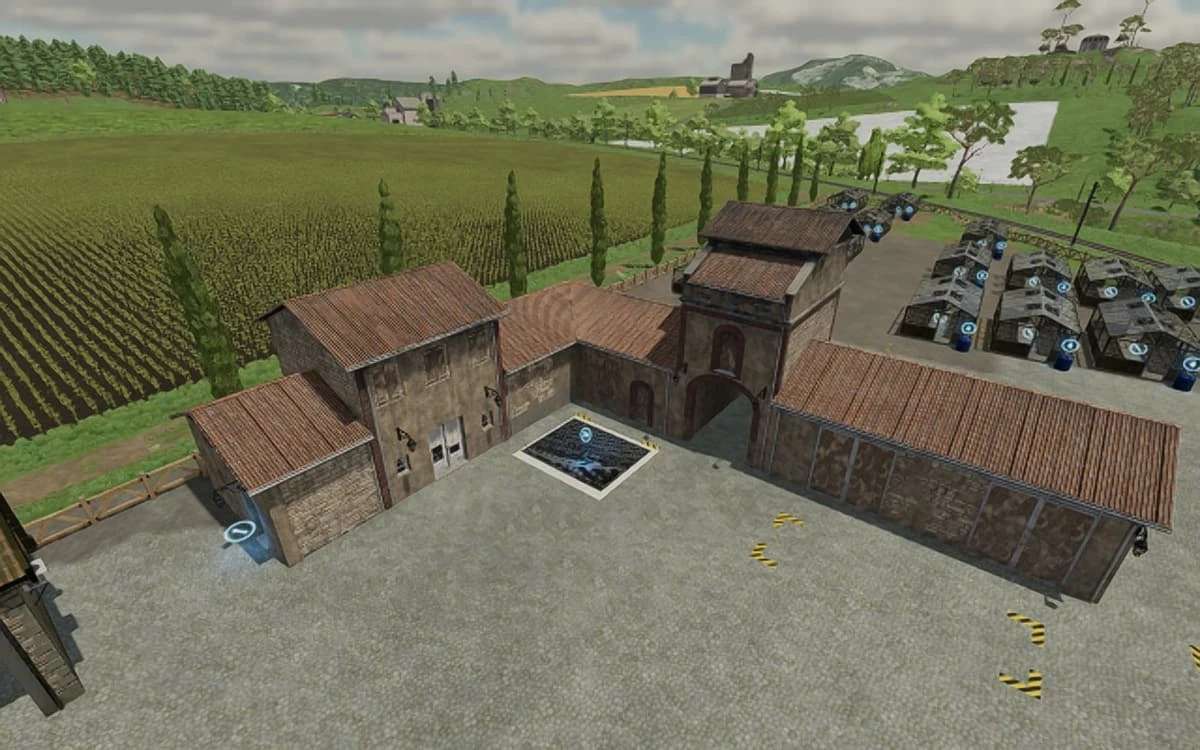 Ls22 Maps And Gebäude Produktionen Weinproduktion 1000 Für Landwirtschafts Simulator 22 1736
