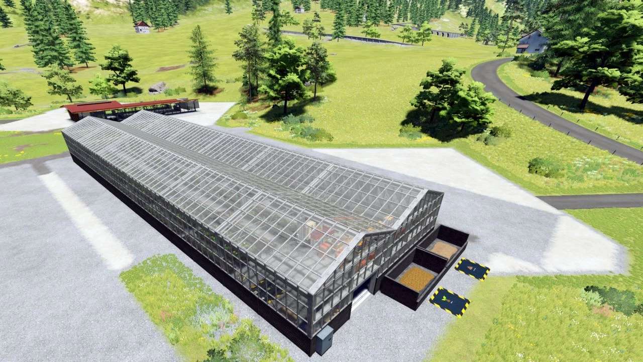 LS22,Maps & Gebäude,Produktionen,Gewächshäuser,Industrielles Gewächshaus