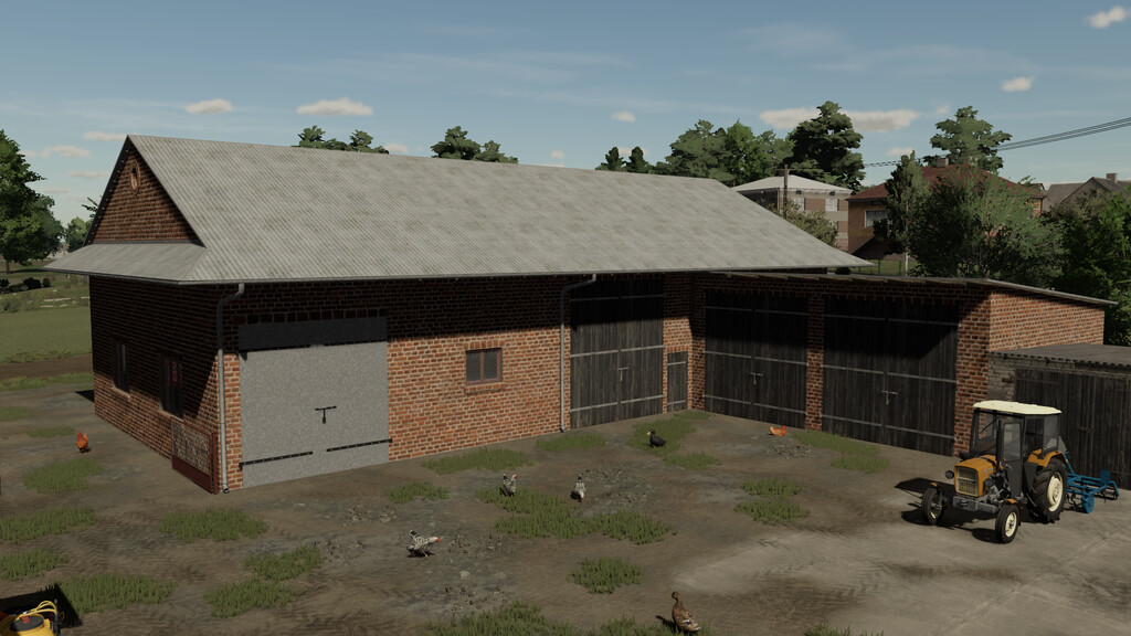 landwirtschafts farming simulator ls fs 22 2022 ls22 fs22 ls2022 fs2022 mods free download farm sim Scheune Mit Garage Und Hühnerstall 1.0.0.0