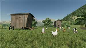 landwirtschafts farming simulator ls fs 22 2022 ls22 fs22 ls2022 fs2022 mods free download farm sim Großer Freiland Hühnerstall 1.0.0.0