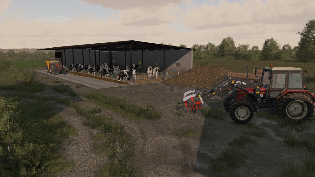 landwirtschafts farming simulator ls fs 22 2022 ls22 fs22 ls2022 fs2022 mods free download farm sim Schuppen Kuhstall 1.0.0.0