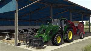 landwirtschafts farming simulator ls fs 22 2022 ls22 fs22 ls2022 fs2022 mods free download farm sim Eigenbau Kuhstall 1.0.0.0