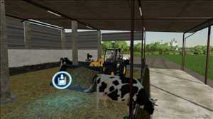 landwirtschafts farming simulator ls fs 22 2022 ls22 fs22 ls2022 fs2022 mods free download farm sim Garage Mit Kuhstall 1.0.0.0