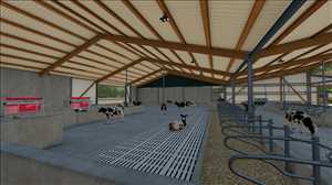landwirtschafts farming simulator ls fs 22 2022 ls22 fs22 ls2022 fs2022 mods free download farm sim Großer Kuhstall Mit GEA Futterautomat 1.0.1.0
