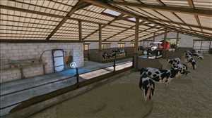 landwirtschafts farming simulator ls fs 22 2022 ls22 fs22 ls2022 fs2022 mods free download farm sim Kuhstall 42x22m 1.0.0.0