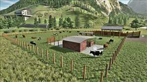 landwirtschafts farming simulator ls fs 22 2022 ls22 fs22 ls2022 fs2022 mods free download farm sim Kuhweide Mit Melkstand 1.1.0.0