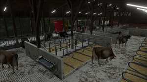 landwirtschafts farming simulator ls fs 22 2022 ls22 fs22 ls2022 fs2022 mods free download farm sim Mittelgroßer Kuhstall 1.0.0.0