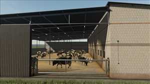 landwirtschafts farming simulator ls fs 22 2022 ls22 fs22 ls2022 fs2022 mods free download farm sim Polnischer Gebäude Mit Kühen 1.0.0.0