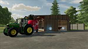 landwirtschafts farming simulator ls fs 22 2022 ls22 fs22 ls2022 fs2022 mods free download farm sim Stall Für Fleischkuh 1.0.0.0