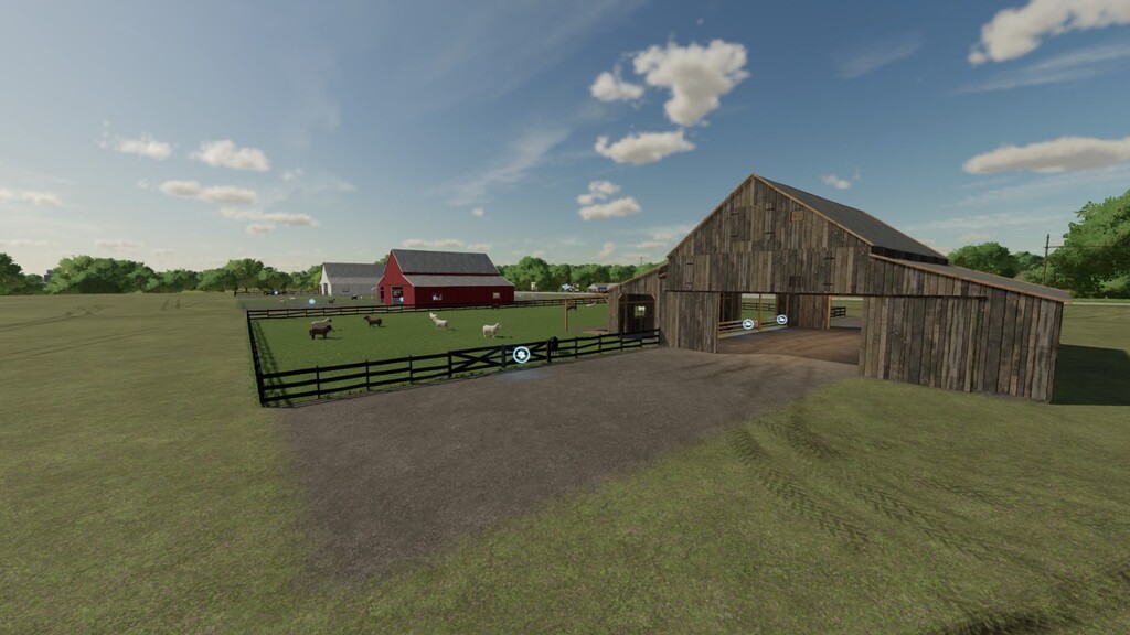 landwirtschafts farming simulator ls fs 22 2022 ls22 fs22 ls2022 fs2022 mods free download farm sim Großer Schafstall 1.0.0.0