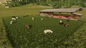 landwirtschafts farming simulator ls fs 22 2022 ls22 fs22 ls2022 fs2022 mods free download farm sim Freiland-Ställe 1.1.0.0