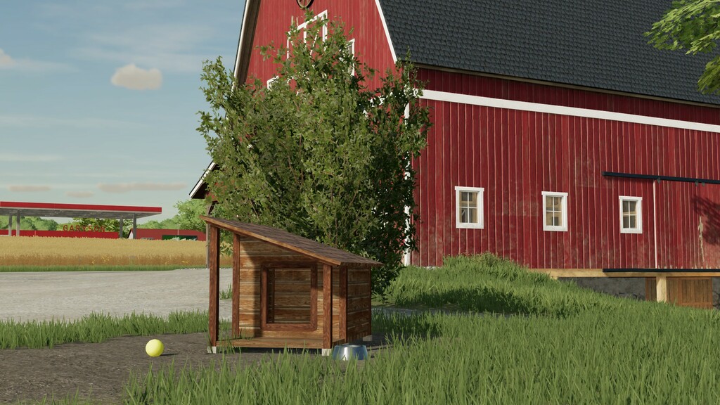 landwirtschafts farming simulator ls fs 22 2022 ls22 fs22 ls2022 fs2022 mods free download farm sim Platzierbare Hölzern Hundehütte 1.0.0.0