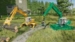 landwirtschafts farming simulator ls fs 22 2022 ls22 fs22 ls2022 fs2022 mods free download farm sim Bagger Liebherr 902 Pack 1.0.0.0