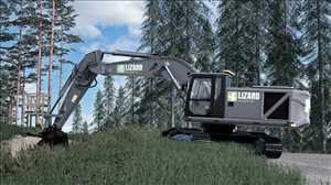 landwirtschafts farming simulator ls fs 22 2022 ls22 fs22 ls2022 fs2022 mods free download farm sim Lizard 320 Bagger 1.0.0.4