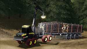 landwirtschafts farming simulator ls fs 22 2022 ls22 fs22 ls2022 fs2022 mods free download farm sim Ponsse Bison Active Frame Shuttle 1.0.1.0