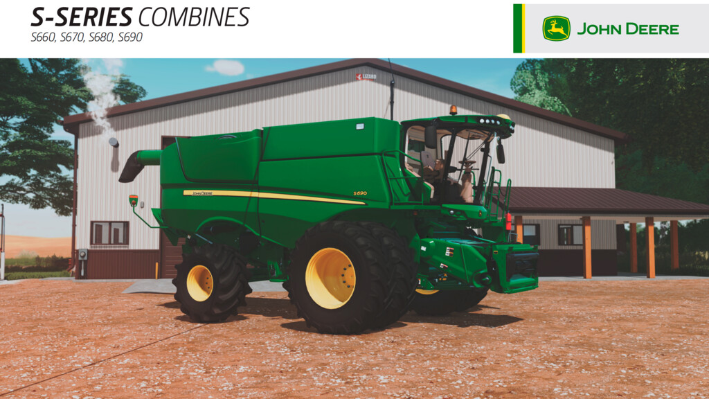 LS22,Selbstfahrer,Mähdrescher,John Deere,John Deere S600 Serie Mähdrescher