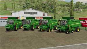 landwirtschafts farming simulator ls fs 22 2022 ls22 fs22 ls2022 fs2022 mods free download farm sim John Deere T-Serie und 600X Schneidwerke 1.1.0.0