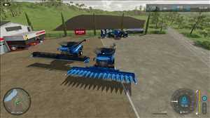 landwirtschafts farming simulator ls fs 22 2022 ls22 fs22 ls2022 fs2022 mods free download farm sim FORD SCORPION F740 Harvester Pack 1.0.0.0