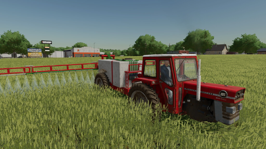 LS22,Selbstfahrer,Selbstfahrspritzen,,Massey Ferguson 185 Spritzgerät