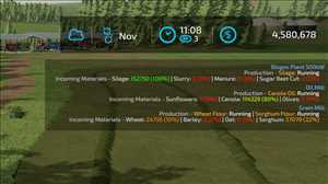 landwirtschafts farming simulator ls fs 22 2022 ls22 fs22 ls2022 fs2022 mods free download farm sim Produktions-Inspektor 1.2.0.0