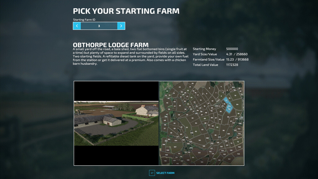landwirtschafts farming simulator ls fs 22 2022 ls22 fs22 ls2022 fs2022 mods free download farm sim Startfarm Auswählen 1.0.0.1