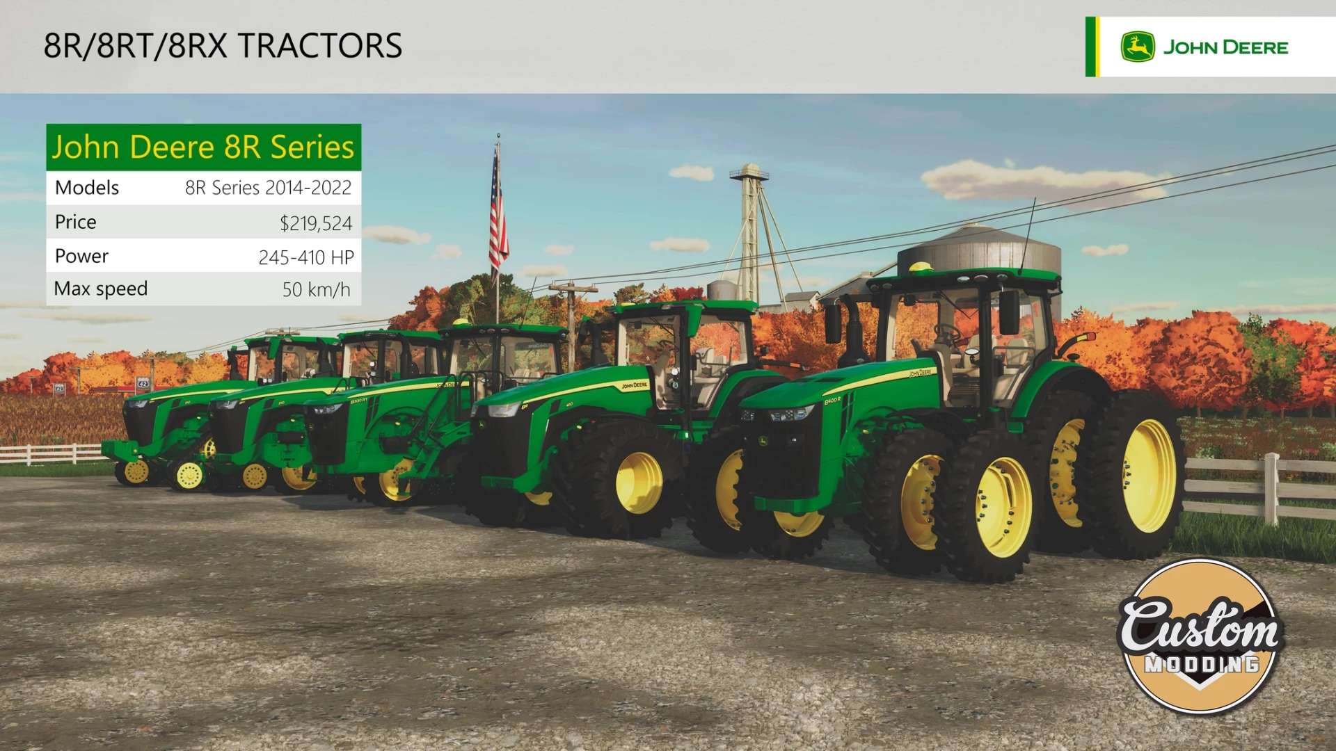 LS22,Traktoren,John Deere,8000,John Deere 8R-Serie