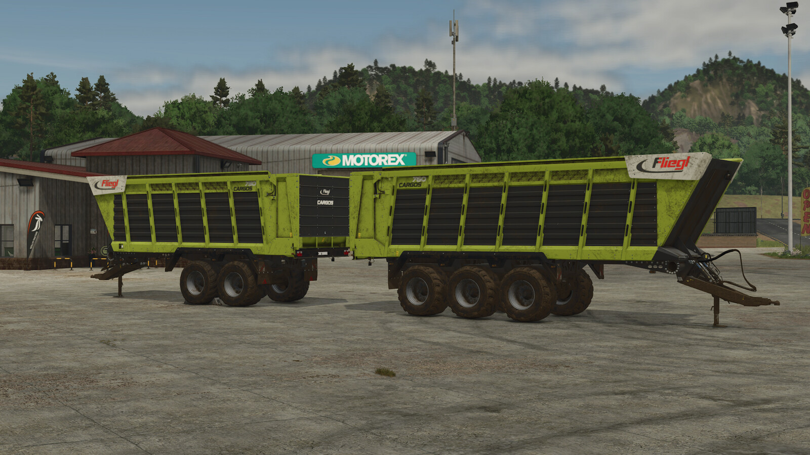 LS25,Anhänger,Silage,,Fliegl CARGOS 750/760