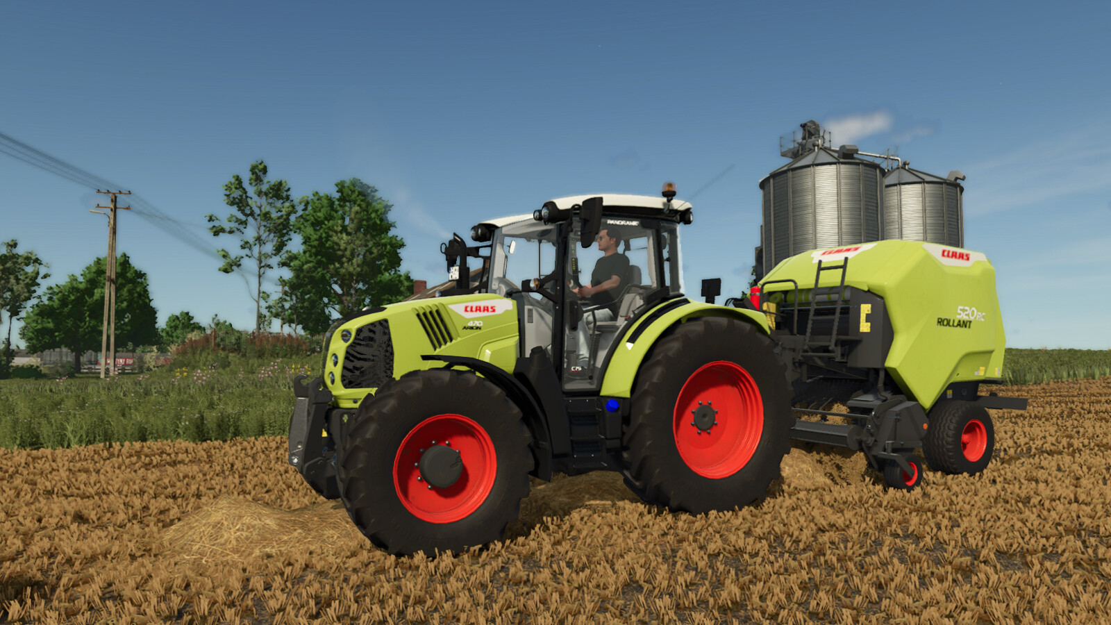 LS25,Geräte,Ballentechnik,Rundballenpressen,Claas Rollant 520